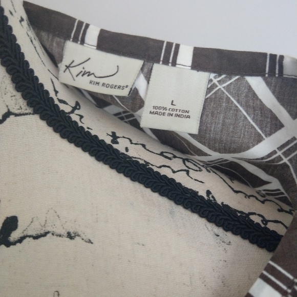 Kim Rogers sleeveless top, Size Large, NWT - Picture 5 of 7